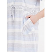 Блакитний сукня Cotpark в смужку M,L,XL,2XL 21024-02